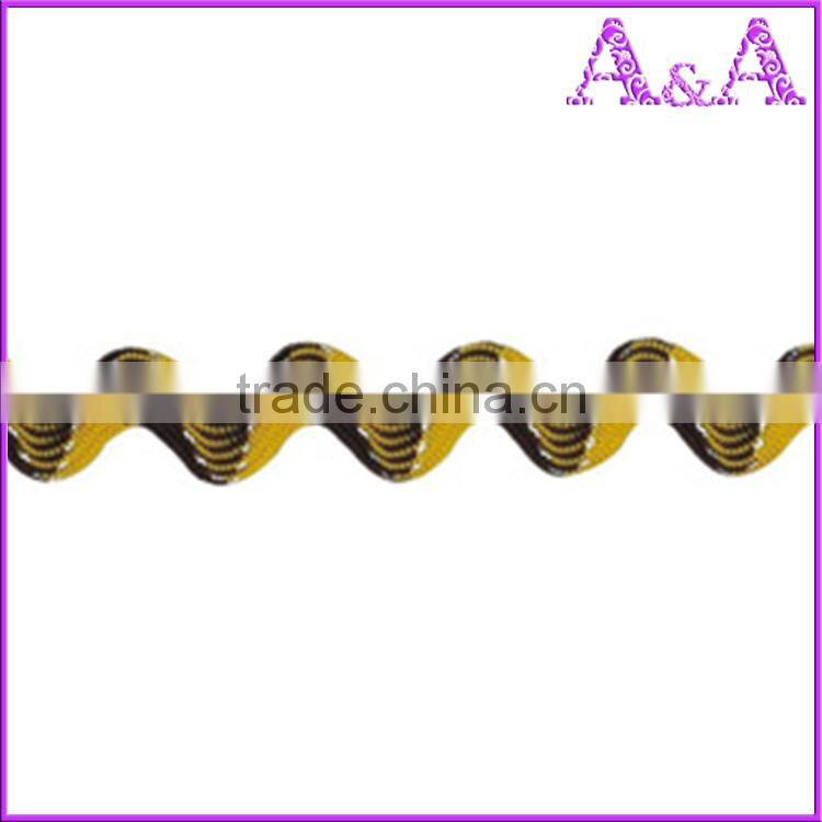 2014 new products wave ribbon zig zag grosgrain ribbon