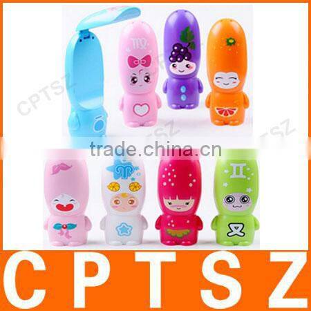 Fruit Cartoon Folding Rechargeable Portable Energy-saving LED Table Lamp Lighting