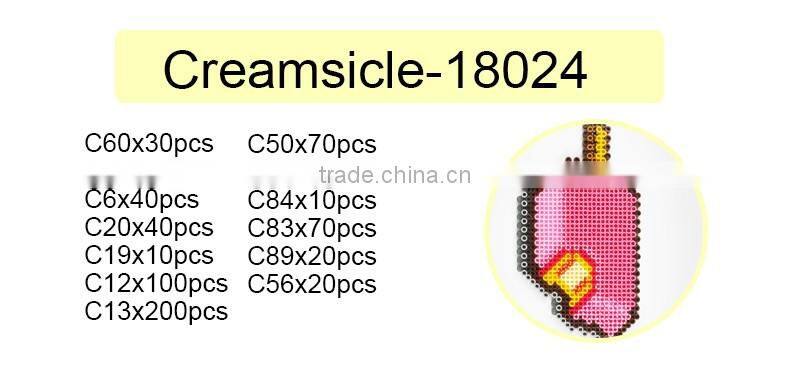 iyfashion 5mm hama perler fuse beads the creamslice set with puzzle iron paper and twezzer hama beads toys for kids 18024