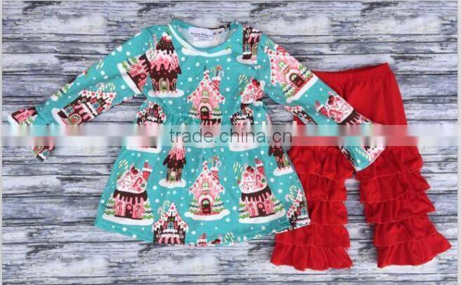 Boya Hot Sale Boutique Remake Design Kids Deer Dress Custom Party Girl Wear Dresses