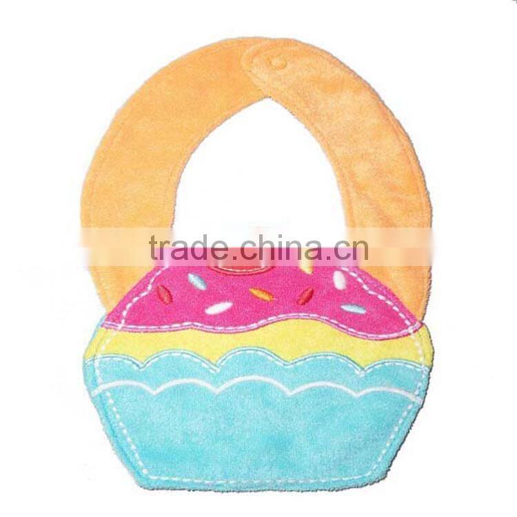 cartoon peacock cotton baby bandana bibs