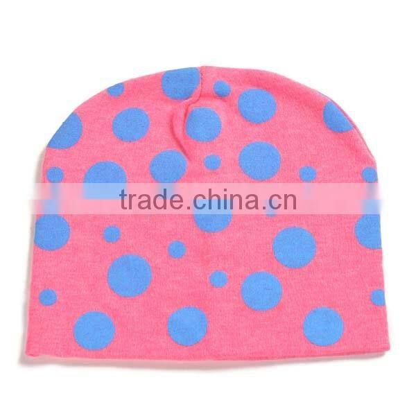 spring&summer korea style 100%cotton cute boys&girls dots pattern baby dress hats