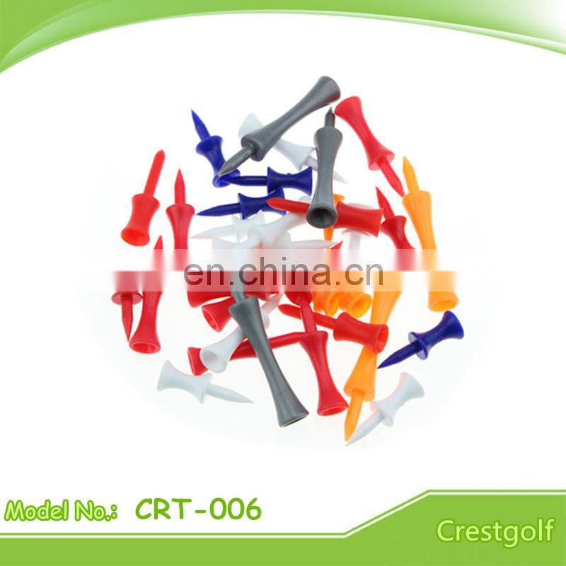 Custom logo Plastic wedge golf tee colorful wedge golf tee wedge golf tee