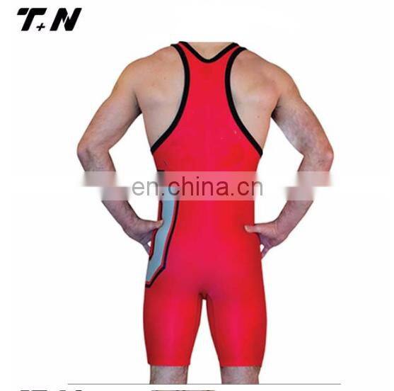 cheap custom sublimation wrestling singlet for sale