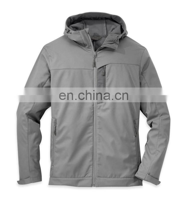 Men's outdoor hiking waterproof hooded jacket