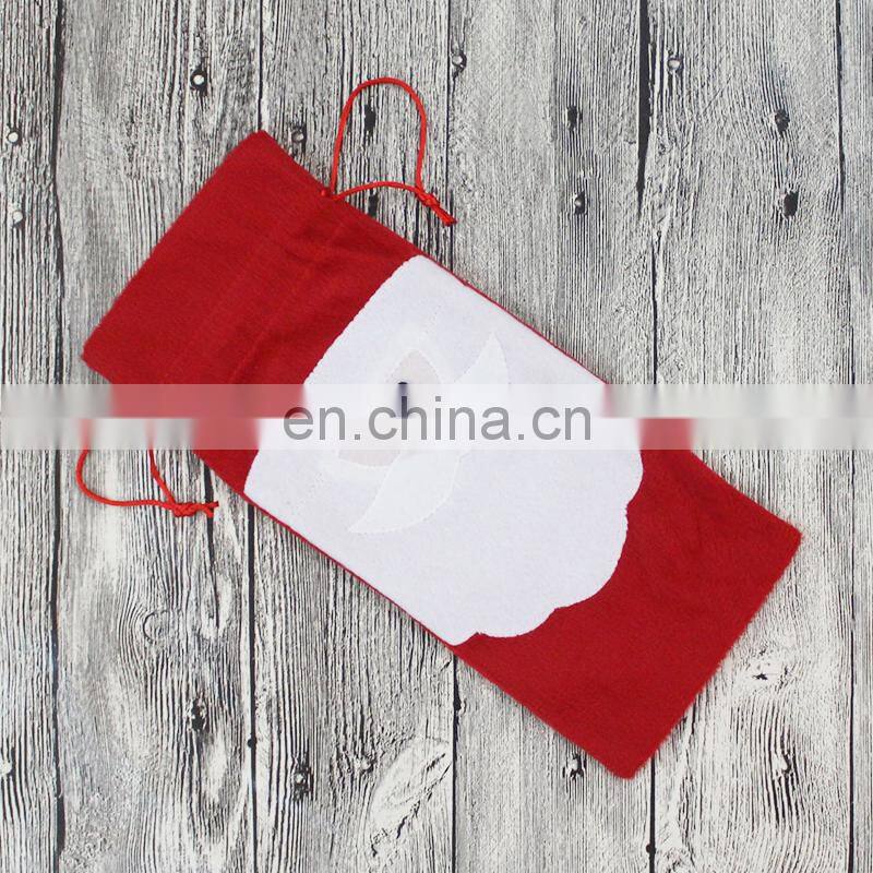 Christmas Bottle Bag Santa Claus Wine bottle Sets Christmas Decoration Supplies