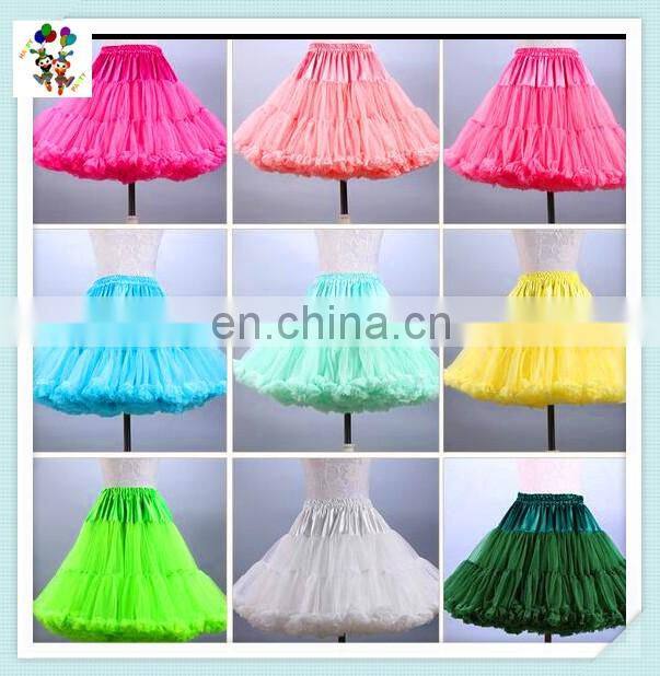 Adult Girls Party Wear Tulle Puffy Colors Tutu Skirts HPC-3103