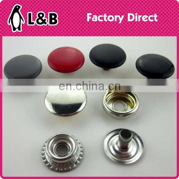 15mm iron / brass / stainless classic metal snap button clothes snap buttons