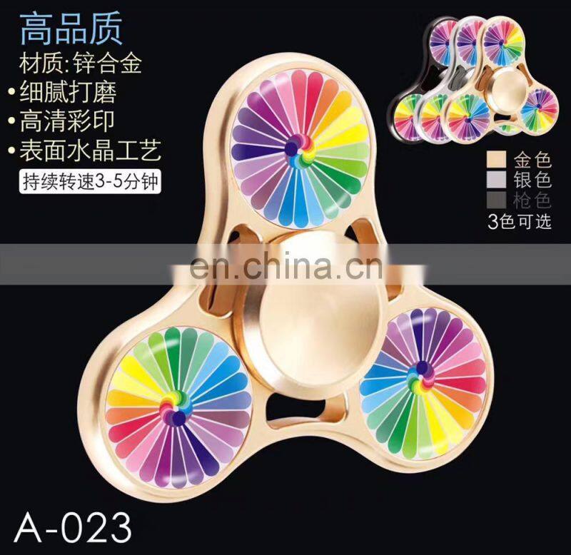 hand spinner stress reducer relieves ADHD fidget spinner