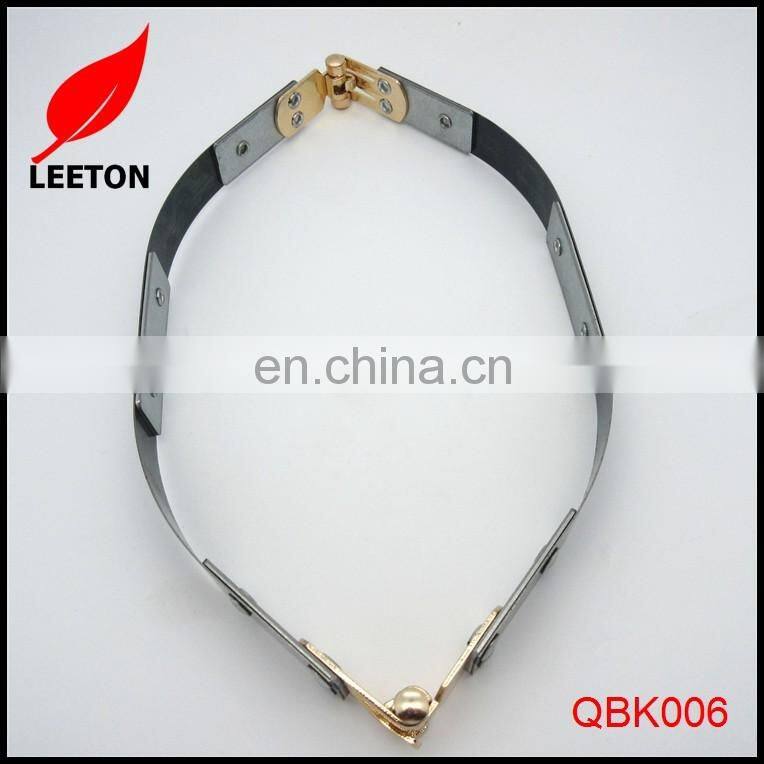 Metal gold internal flex bag frame