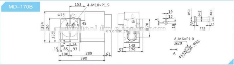 CNC Milling Machine Index 6" Rotary Table 4Axis CNC rotary table