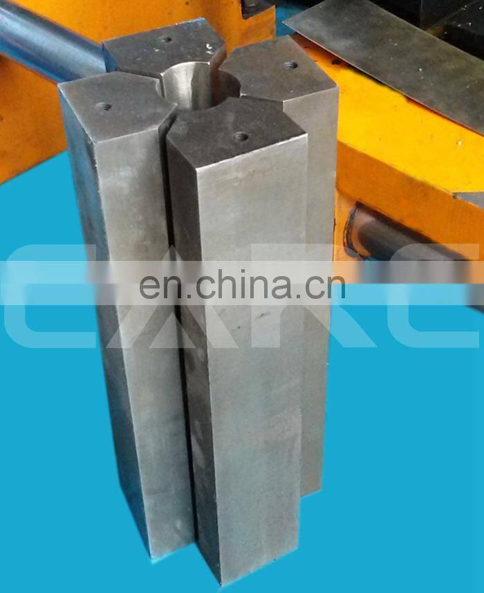 Automatic steel tube rotary swaging machine with hydraulic control