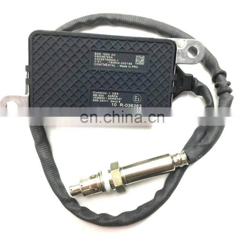 Diesel Engine Aftertreatment Device Square Four Needles Nitrogen Oxide Sensor 5WK9 6765A 4326863