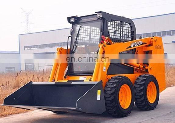 HOT SALE HYSOON 23HP 200KG capacity multifuncional HY380 mini loader for sale