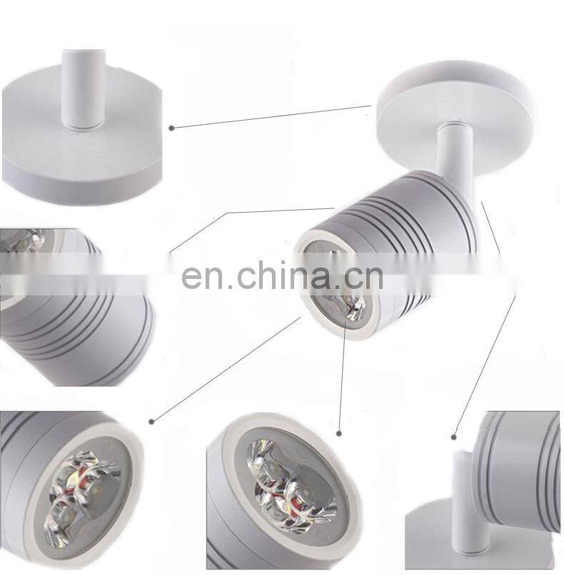 3W 5W spotlight picture lights backlight LED round aluminum surface spot light