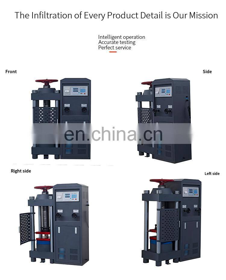Civil Engineering Cement Mortar / Concrete Digital Display Compression Testing Machine Buyer Praise