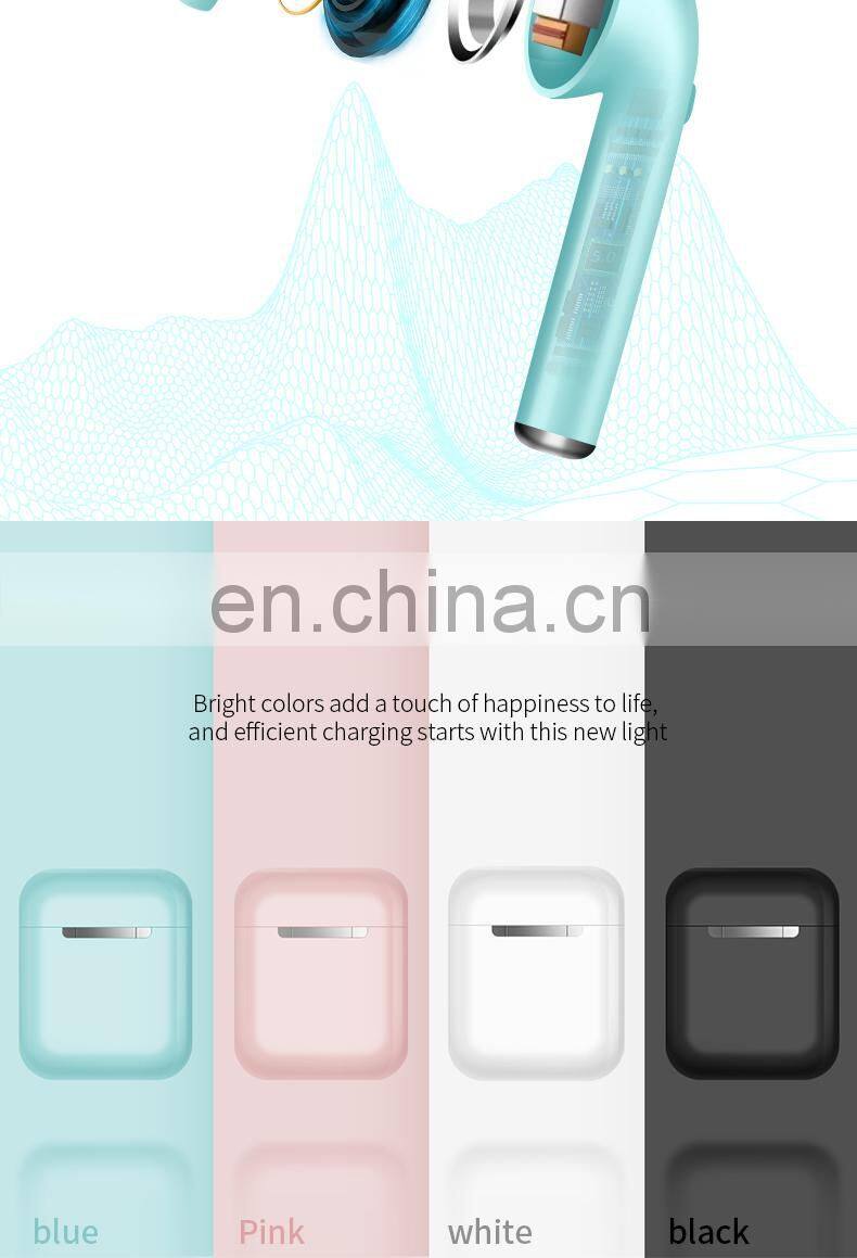 Hot selling newly noise cancelling twins touch i16 V5.0 TWS stereo earbuds with charging case by Best Selling Quality