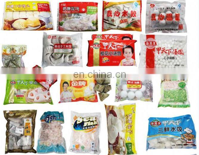 Automatic frozen meat ball/chicken nuggets/meat cubs packing machine