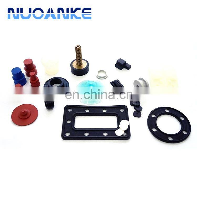 China Factory Custom Rubber Gasket NBR FKM Silicone EPDM PTFE Flat Rubber Washer Square O Ring