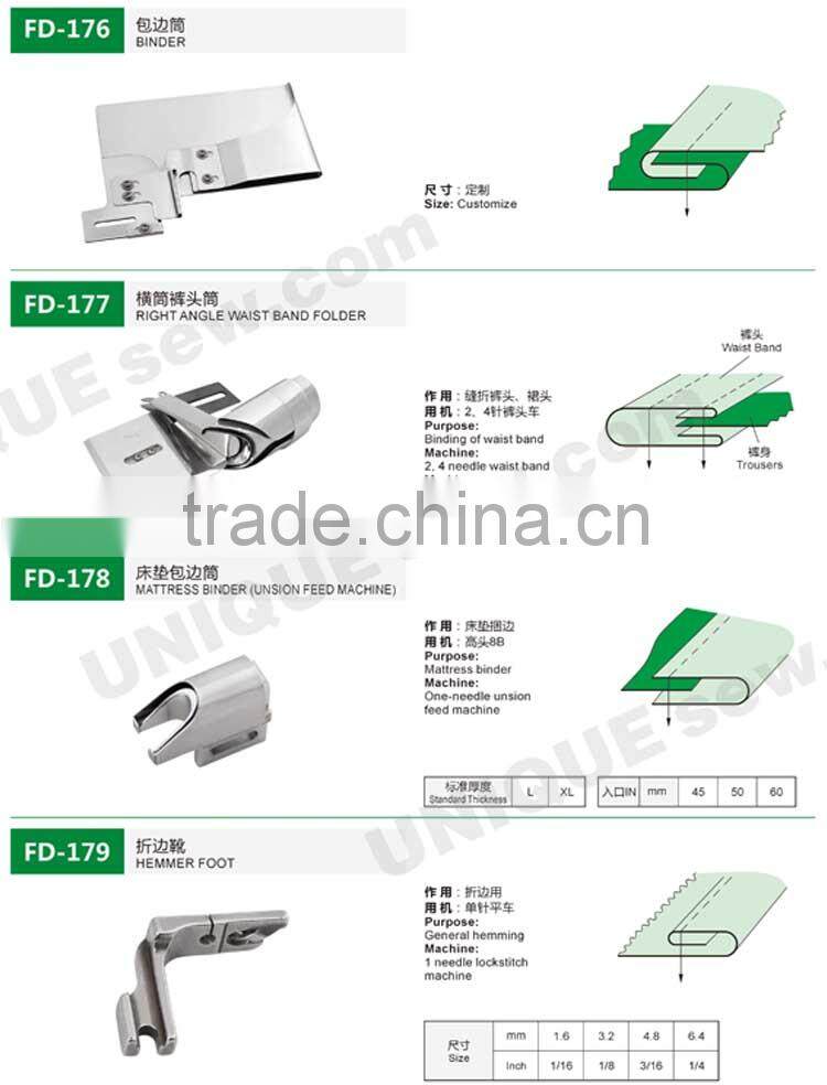 Folder/Binder for sewing machine 2