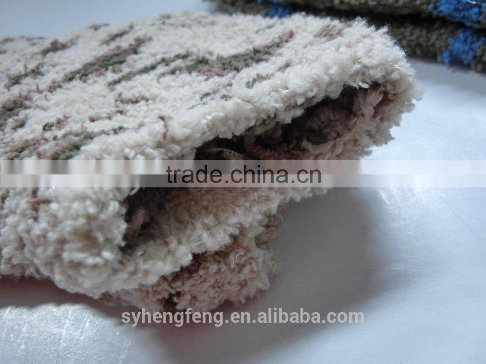 Winter printed cotton velvet room socks