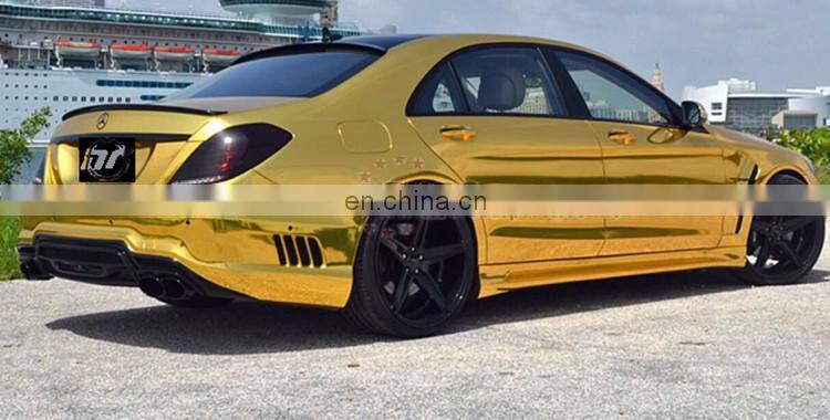 S CLASS W222 S320 S400 S500 body kit for W222 S320 S400 S500 to WD style with bumpers fenders 14~16y , FRP material