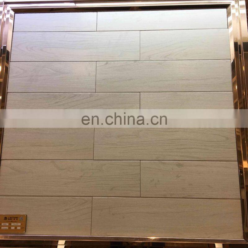 3D inkjet printing natural wood look floor ceramic non slip  floor tile 150x600mm