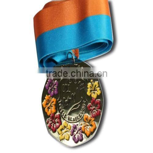 Free design,cheap Custom Zinc metal sports medals