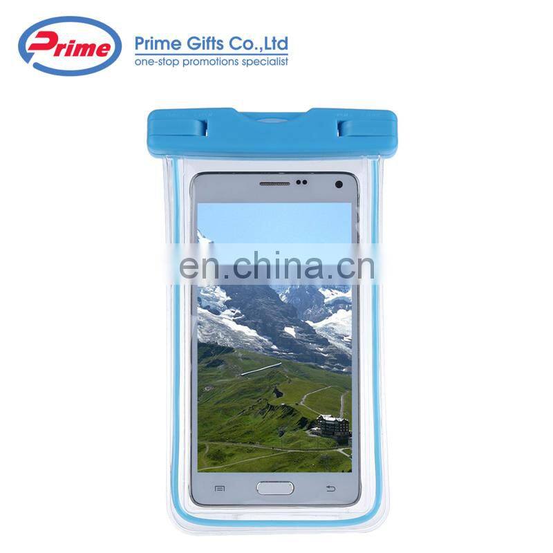 Universal Phone 7 Waterproof Cell Phone Luminous Case with Custom Logo