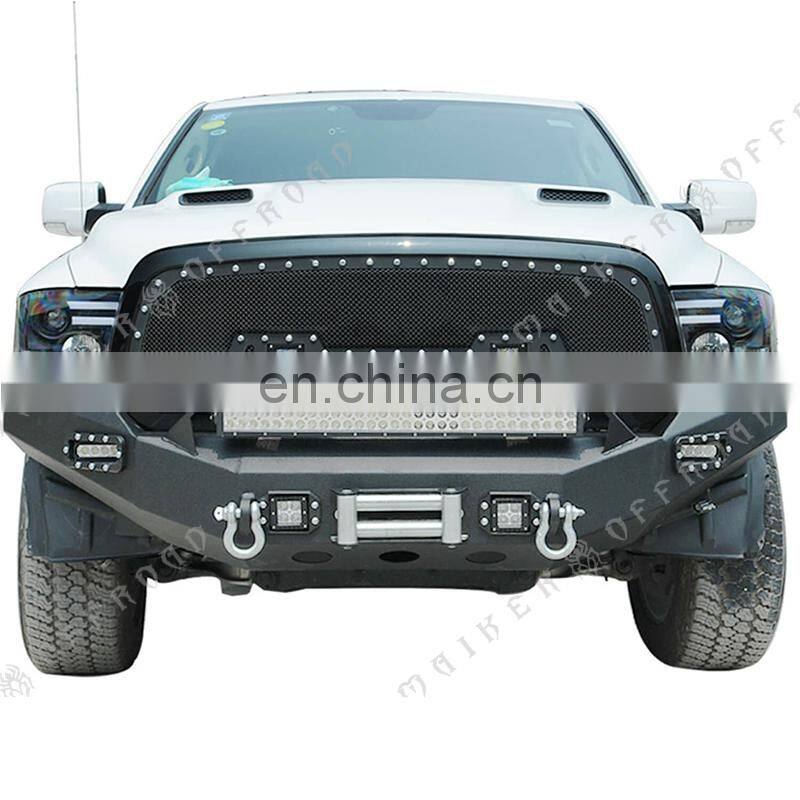 Manufacturer Parts LED Front Winch Bumper For Dodge Ram 1500 2013 - 2016