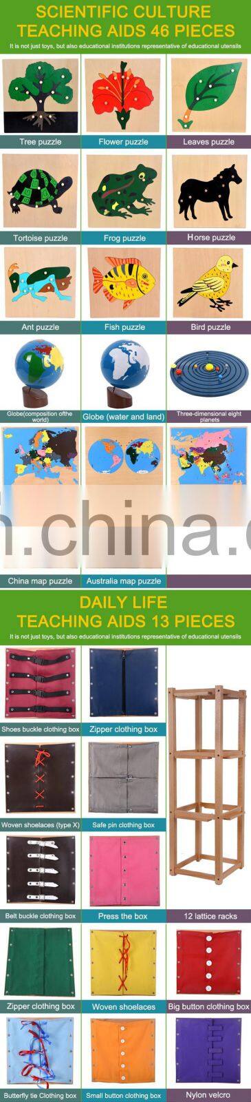 Hot Popular Puzzle Preschool Kids Educational Montessori Material Kindergarten Toys Montessori Wooden Toys
