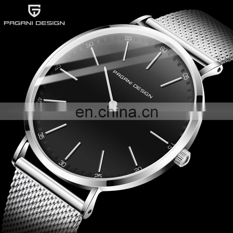 Pagani Design 1802 Designer brand ladies men's quartz hand watch simple design steel high quality mens wrist watch