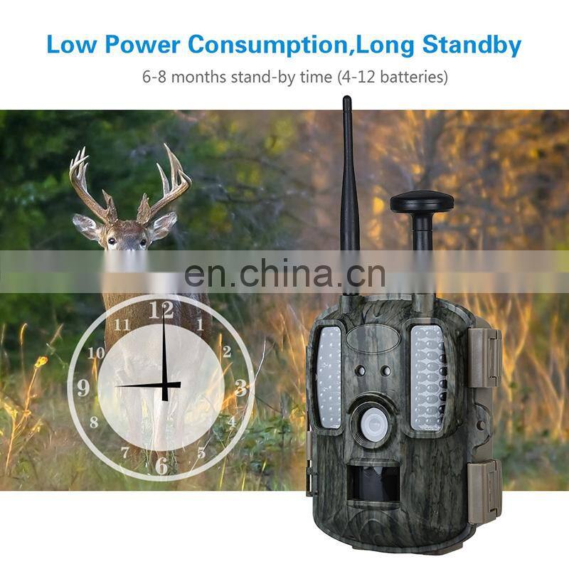 China outdoor 4G trail camera with gps Sim Card Hunting Video Camera
