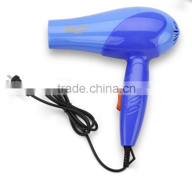 Wholesale foldable mini hair dryer, color can be customized, ideal as gift