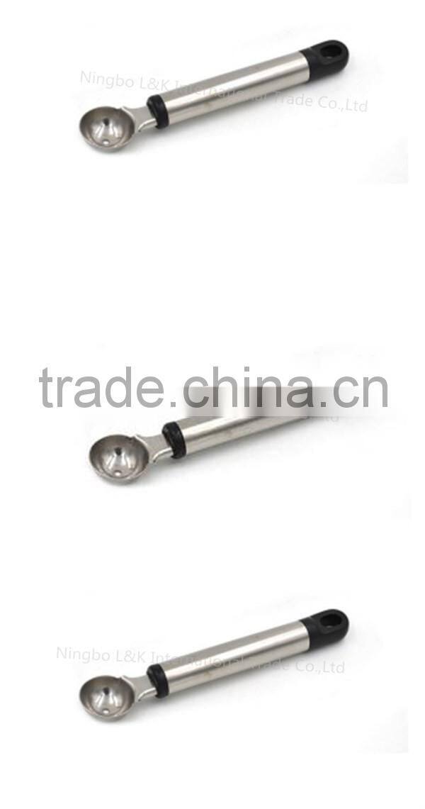 Hot sales stainless steel spoon /fruit spoon/dig watermelon spoon