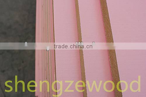 E0 E1 glue eco friendly green straw wheat MDF fibreboard