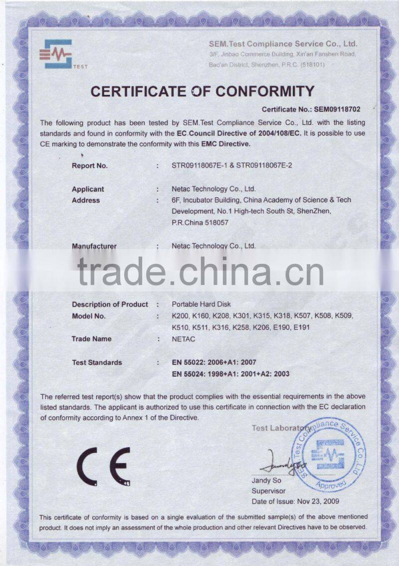 Netac silver new design 500gb hdd