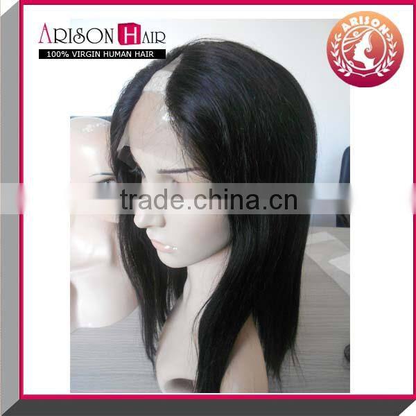 Hot selling 6A grade Wholesale Price Highest quality 100% remy virgin Indian U part wig