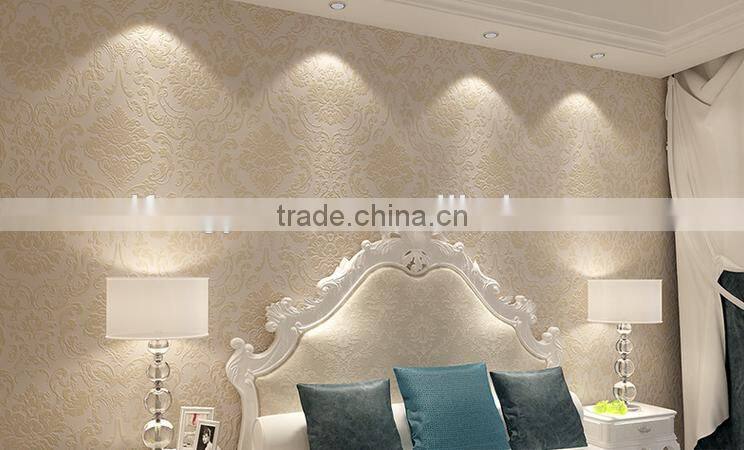3D embossed wallpaper living room TV background wallpaper
