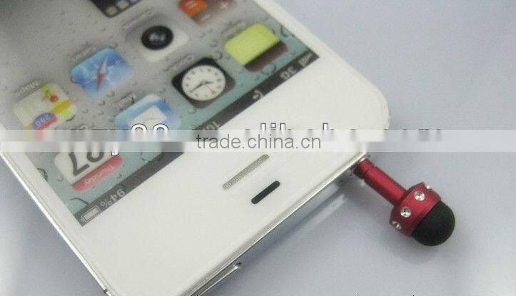 mini stylus touch screen penwith 3.5mm dust plug
