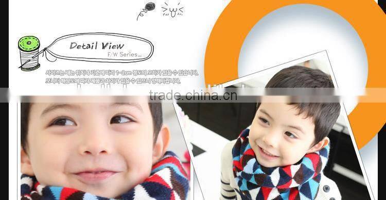 Hot Selling Cute Lovely Triangle Knitting Fashion Baby Winter Scarf
