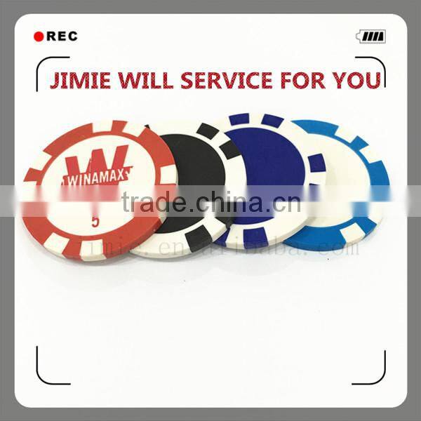 top grade 14g clay poker chips with custom logo printing