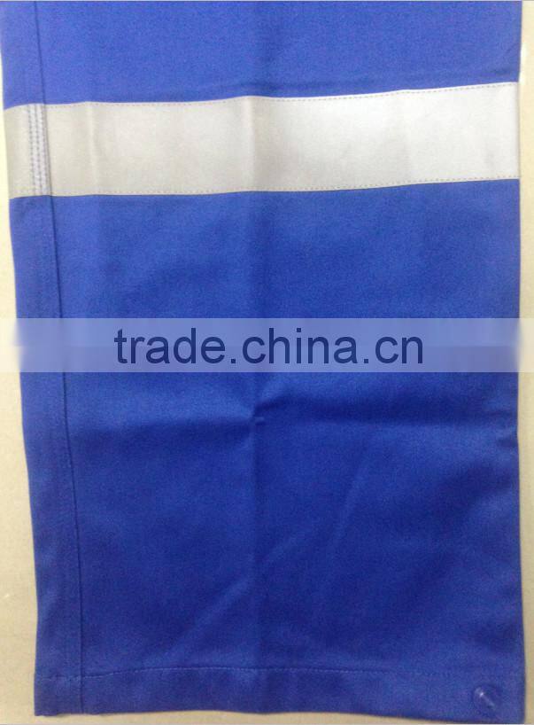 Workwear industrial 100% cotton & EN11612 Flame Retardant & Anti-static reflective safety coverall