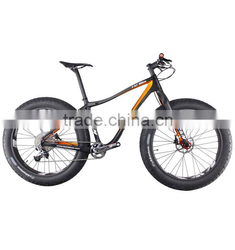 new arrival 26er fat frame BB100mm rear 190mm carbon complete fat bike