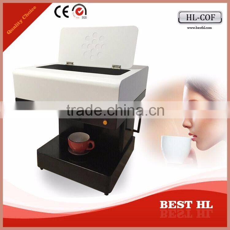 Digital coffee printing machine with edible ink , Low price printer for milk