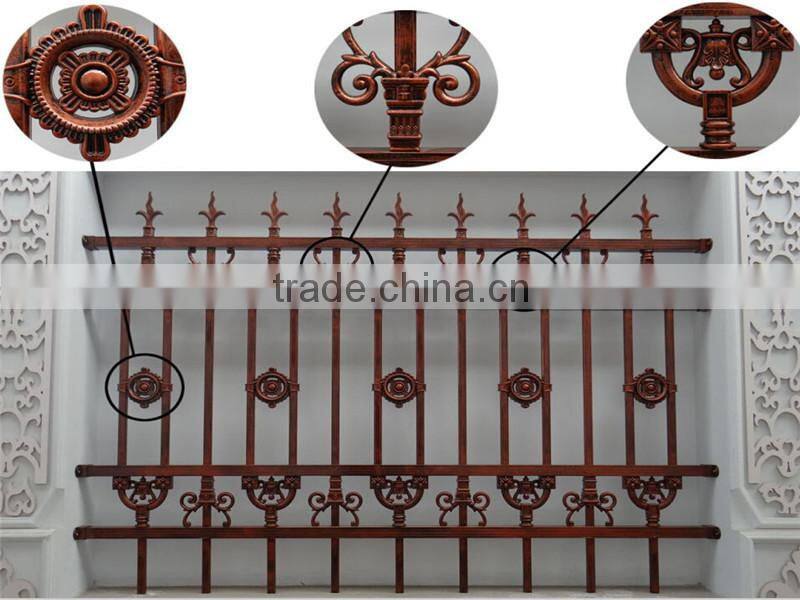 YT-005 2014 Top-selling elegant wrought iron balcony fence designs