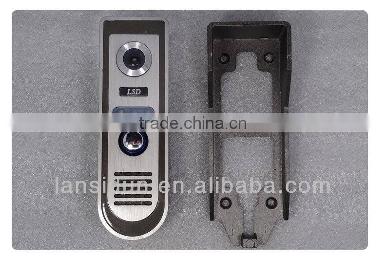 2016 hot sale in Asia 7 inch video interphone system audio door bell