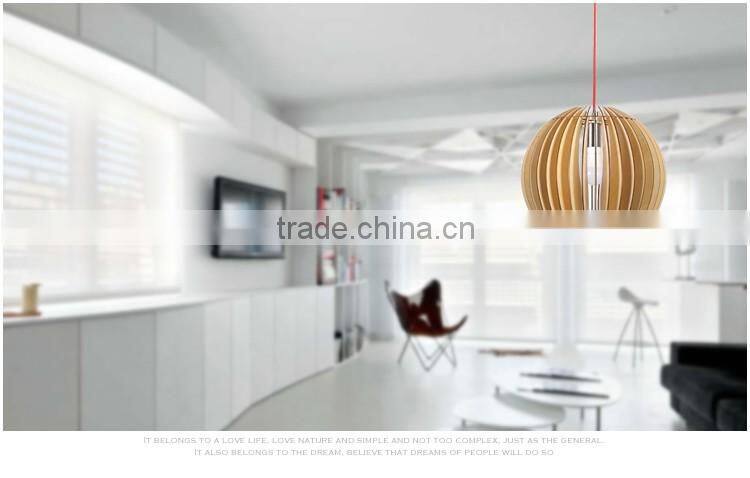 LED pendant light JK-8005B-08 Wooden linear led suspended light & led pendant light home & warm led pendant light