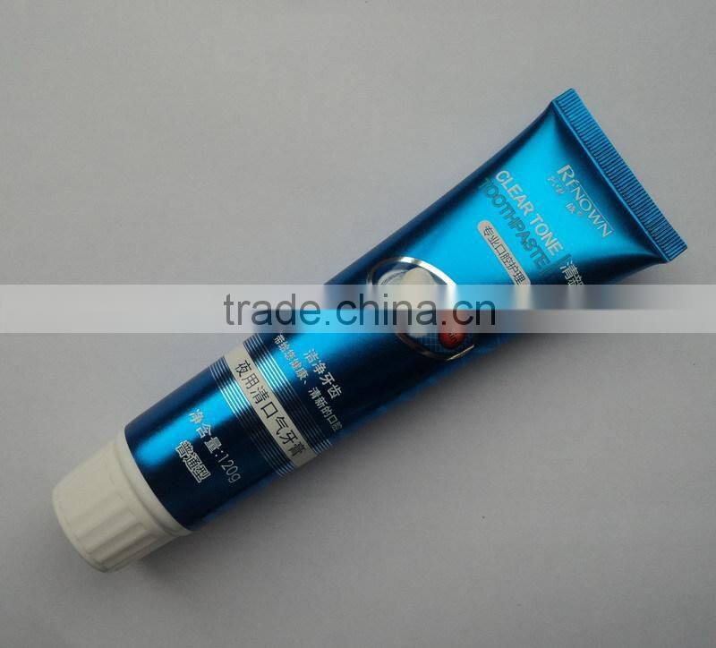 d35 plastic cosmetic package tube for toothpaste