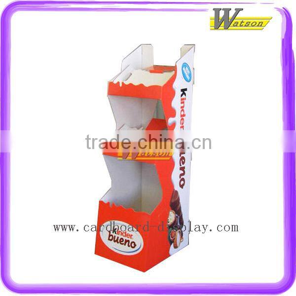 Supermarket Promotion Dump Bin Cardboard Newspaper Display Stand